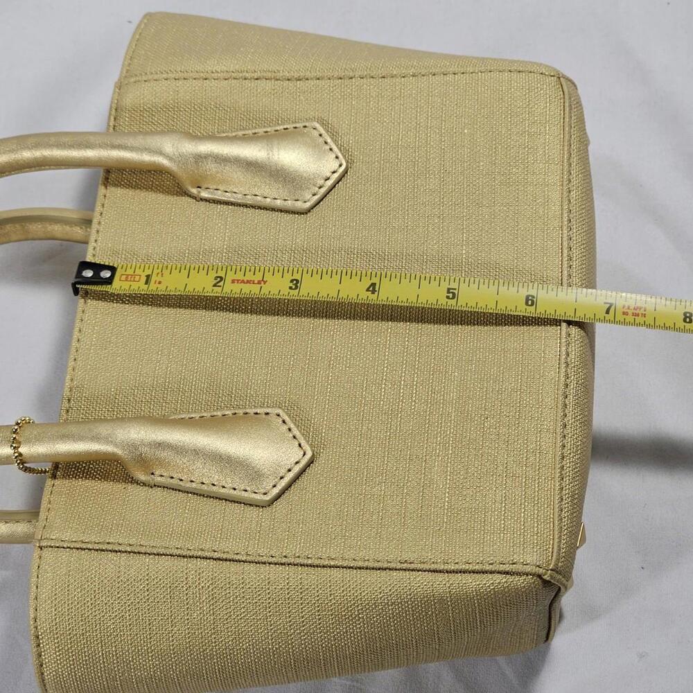 Dagne Dover 901 Champagne Coated Canvas Shoulder Bag Purse F14-400-901-100 - Picture 15 of 15